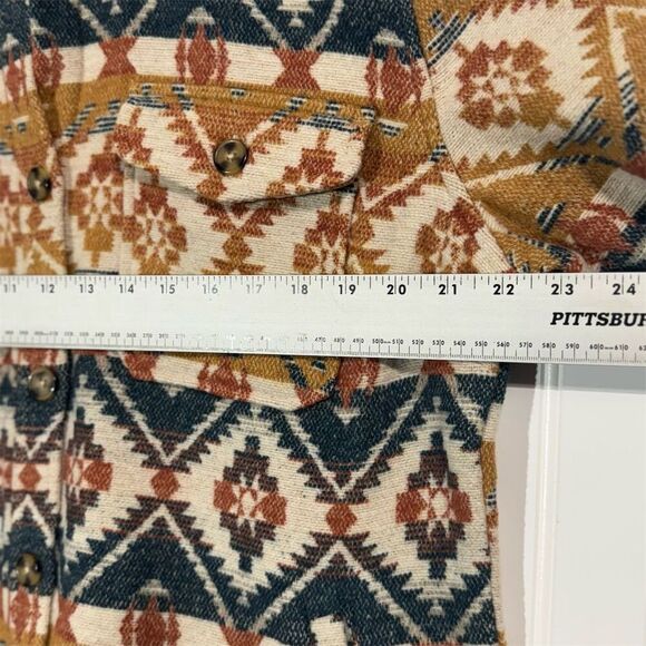 Idyllwind Aztec Boho Southwestern Shacket Jacket Coat L NWT Miranda Lambert - Picture 4 of 8